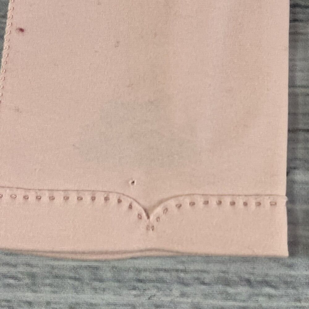 Vintage Crescendoe Pink Fabric Bridgerton Hand Gloves size 7 Stretch Tea Party - Picture 4 of 11